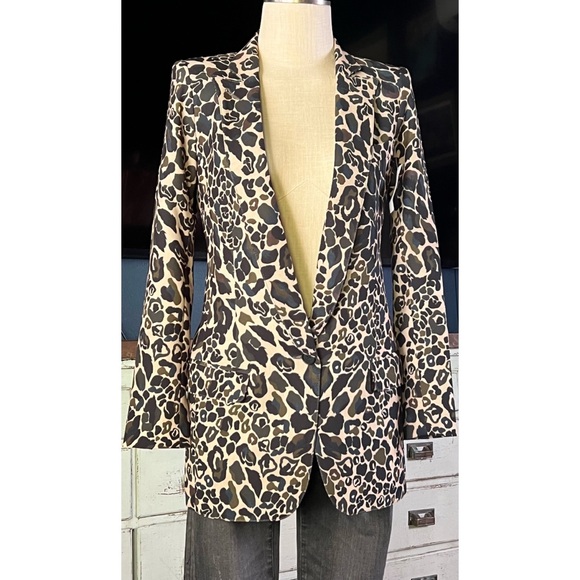 Smythe Leopard Blazer Jacket 2 - Picture 3 of 16